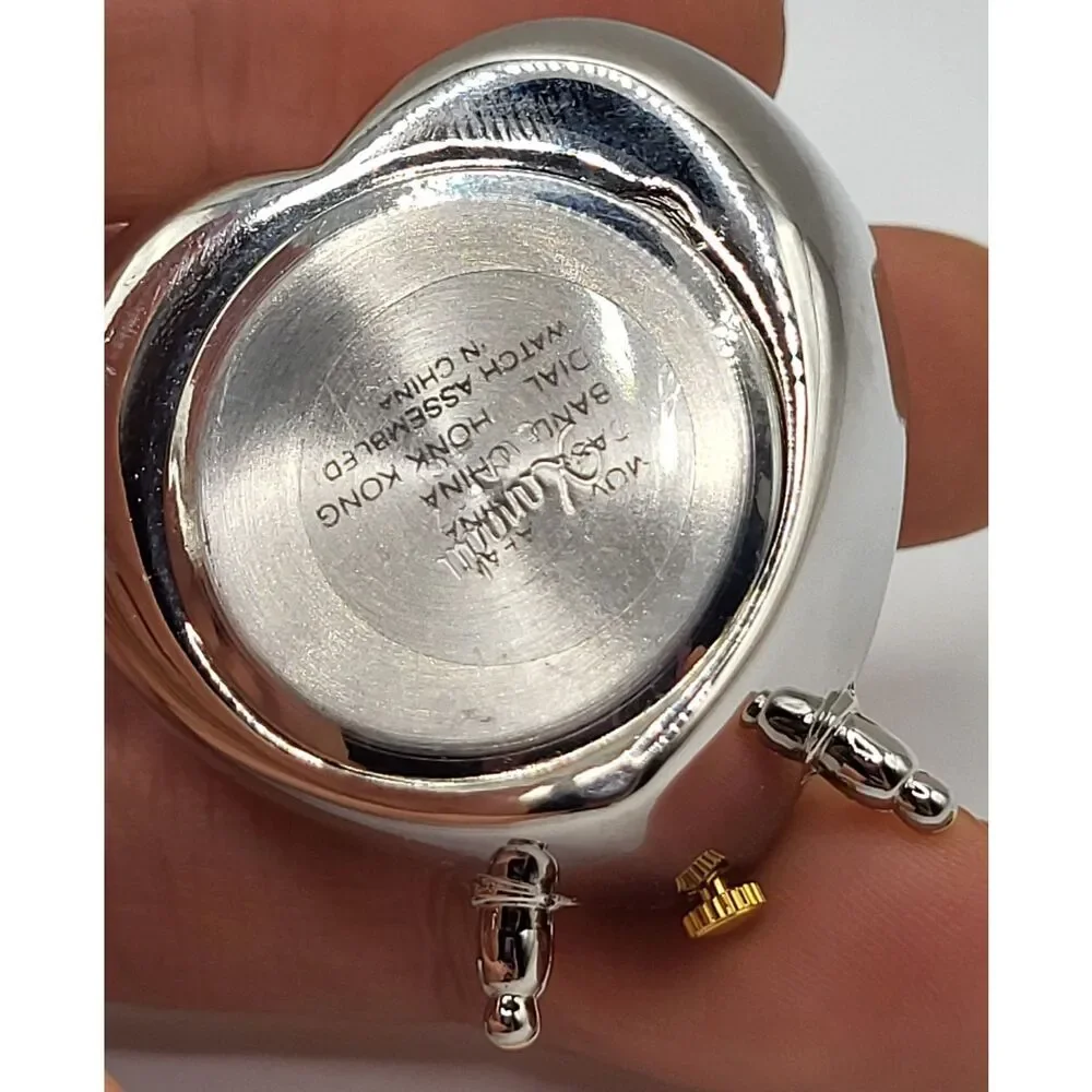 Xanadu Miniature Heart Desk Clock Cupid Valentine's 1.5in
